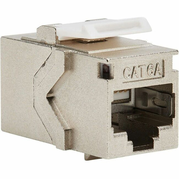 Tripp Lite Cat6a Shielded Snap-In Coupler (RJ45 F/F), TAA