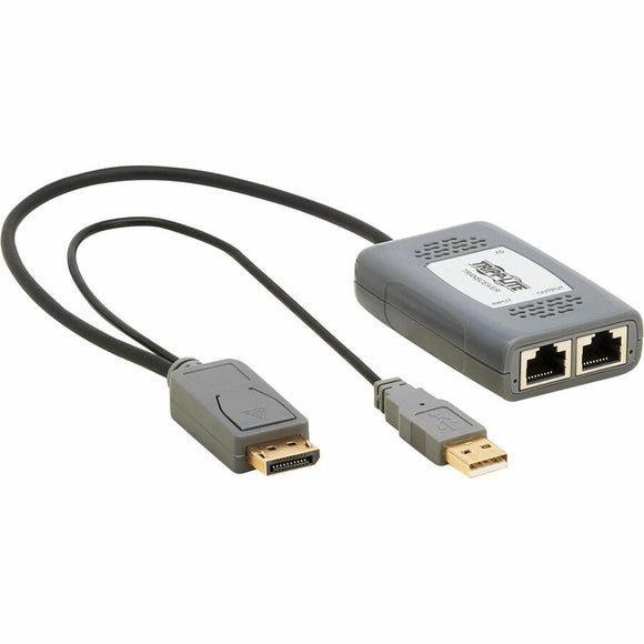 Tripp Lite by Eaton DisplayPort over Cat6 Pigtail Receiver with Repeater, 4K 60 Hz, 4:4:4, Transceiver, HDCP 2.2, 230 ft. (70.1 m), TAA