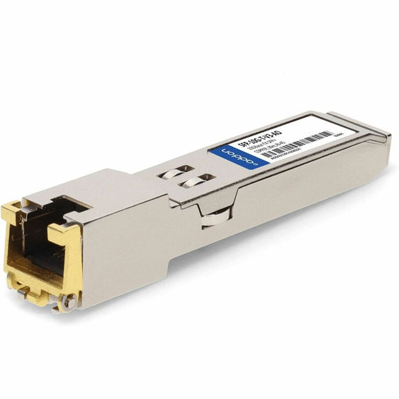 AddOn Compatible TAA 100/1000/10000Base-TX SFP+ Transceiver (Copper, 30m, RJ-45)
