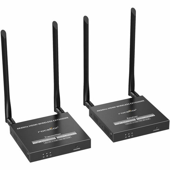 Rocstor Long Range Wireless 4K Video Transmitter and Receiver Kit with Local Passthrough