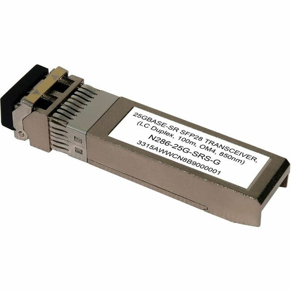 Tripp Lite SFP28 Transceiver - 25GBase-SR, LC Duplex MMF, 25 Gbps, 850 nm, 100 m (328 ft.)