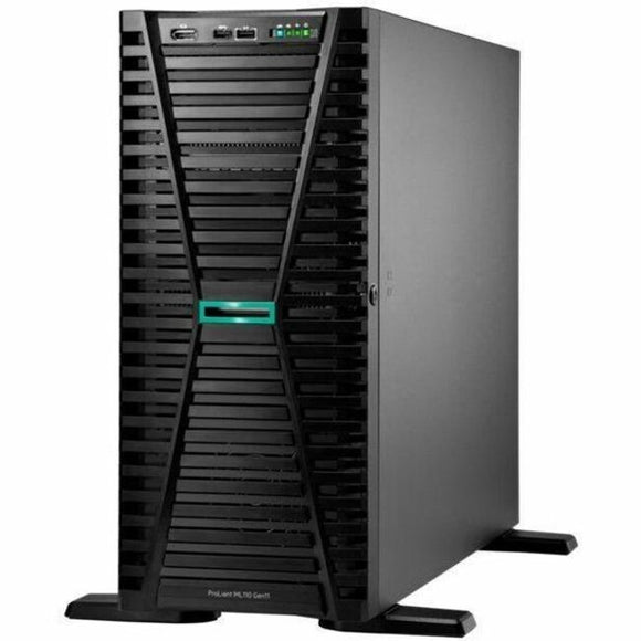HPE ProLiant ML110 G11 4.5U Tower Server - 1 x Intel Xeon Silver 4410Y 2 GHz - 32 GB RAM - 960 GB SSD - (2 x 480GB) SSD Configuration - Serial ATA, Serial Attached SCSI (SAS) Controller