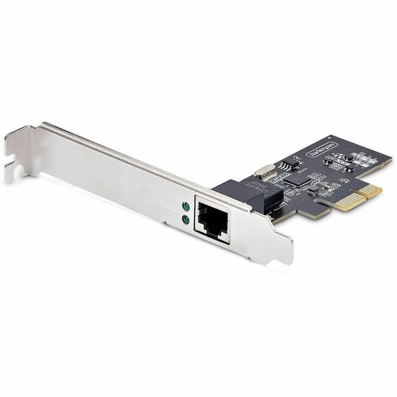 StarTech.com 1-Port 2.5G NBASE-T PCIe Network Card, Computer Network Interface Card, Intel®I225-V; Single-Port Ethernet, Multi-Gigabit NIC