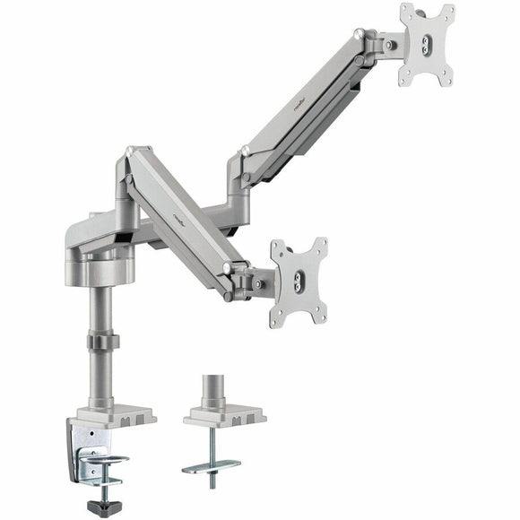 Rocstor ErgoReach Mounting Arm for LED Display, LCD Display, Monitor - Silver - Landscape/Portrait