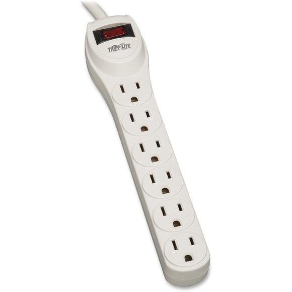 Tripp Lite Protect It! 6-Outlet Home Computer Surge Protector 2 ft. (0.61 m) Cord 180 Joules