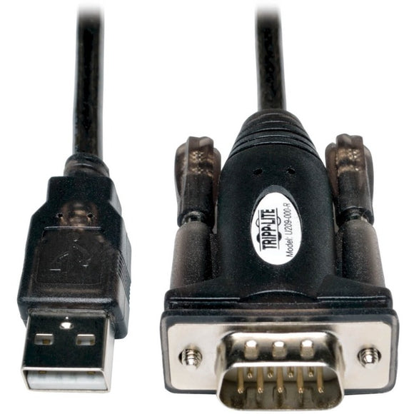 Tripp Lite USB-A to RS232 (DB9) Serial Adapter Cable (M/M) 5 ft. (1.52 m)
