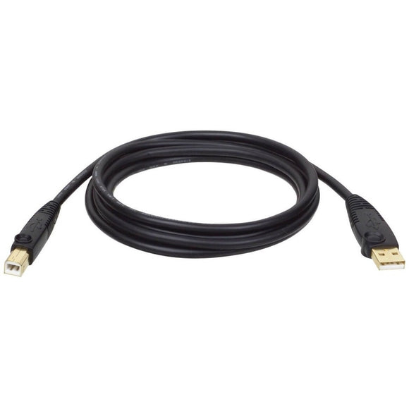 Tripp Lite by Eaton 10ft USB 2.0 Hi-Speed A/B Device Cable Shielded Male / Male 10'