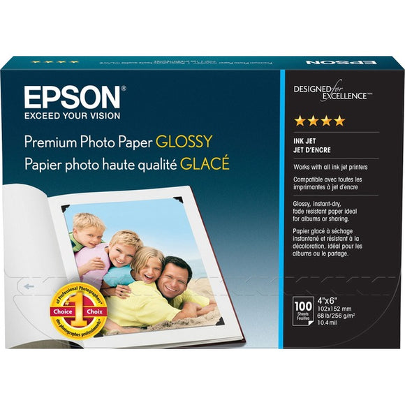 Epson Premium Inkjet Photo Paper - White