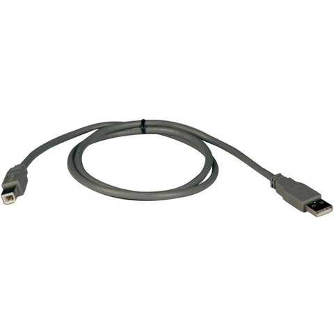 Tripp Lite 3ft USB 2.0 Hi-Speed A/B Device Cable Shielded Male / Male 3'