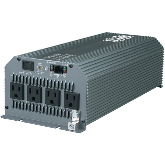 Tripp Lite Compact Inverter 1800W 12V DC to 120V AC 4 Outlets 5-15R